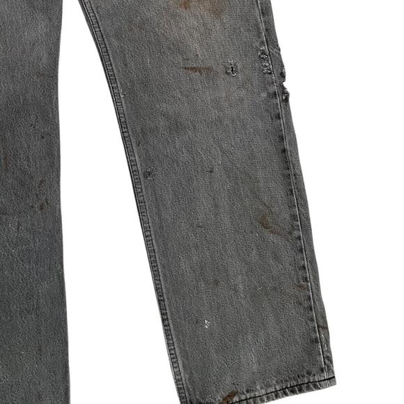 Levi’s 501 Faded Black USA Distressed Jeans - Picture 4 of 11
